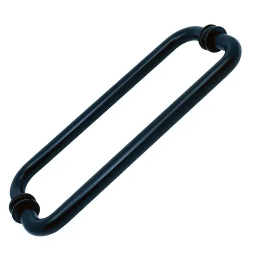 Back to Back 12" Handle with washers Matte Black Back to Back 12" Handle with washers Matte Black