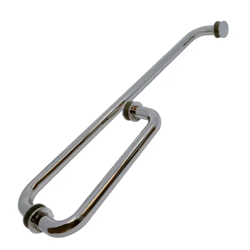 8" Handle with 18" Towel Bar Chrome 8" Handle with 18" Towel Bar Chrome