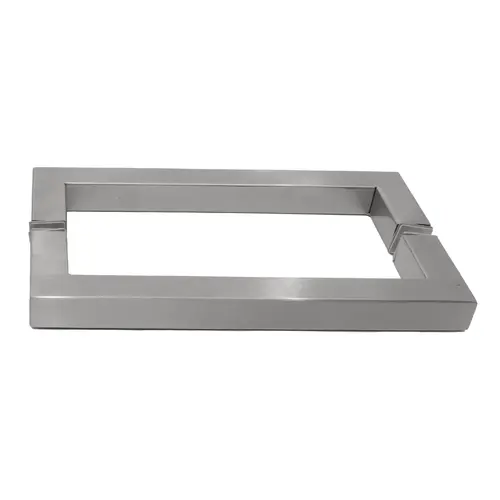 Back to back 12" Square Handle Brushed Nickel Back to back 12" Square Handle Brushed Nickel