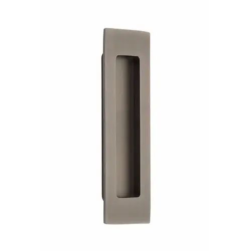 6" Modern Rectangular Flush Pull Antique Nickel Finish 6" Modern Rectangular Flush Pull Antique Nickel Finish