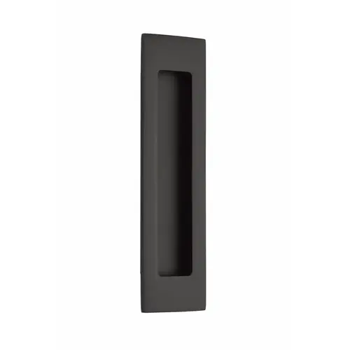 7" Modern Rectangular Flush Pull Flat Black Finish 7" Modern Rectangular Flush Pull Flat Black Finish