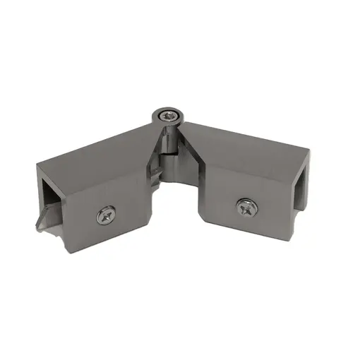 Adjustable 90 Degree Sleeve Over Clamp Brushed Bronze Adjustable 90 Degree Sleeve Over Clamp Brushed Bronze