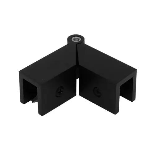 Adjustable 90 Degree Sleeve Over Clamp Matte Black Adjustable 90 Degree Sleeve Over Clamp Matte Black
