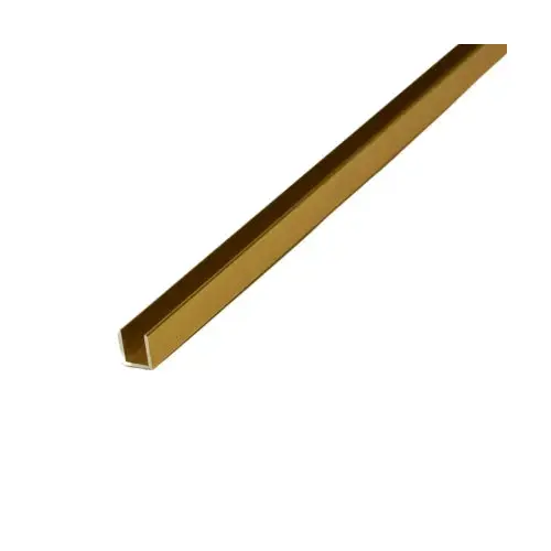 Aria 3/4" U-Channel Bright Gold Anodized 95" Length
