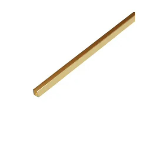 Aria 3/4" U-Channel Satin Brass 95" Length