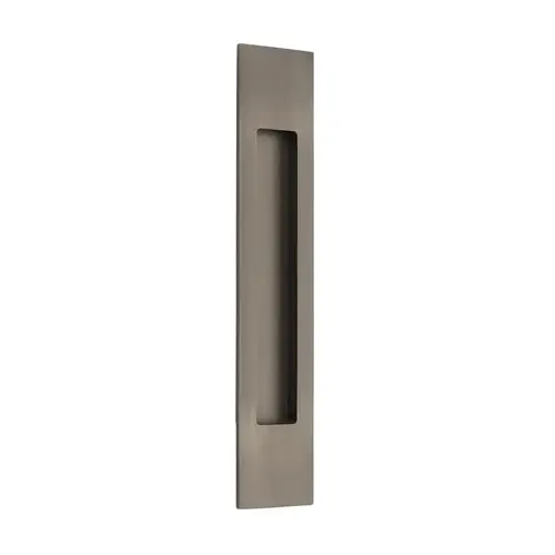 10" Modern Rectangular Flush Pull Antique Nickel Finish 10" Modern Rectangular Flush Pull Antique Nickel Finish