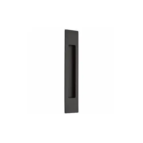 10" Modern Rectangular Flush Pull Flat Black Finish 10" Modern Rectangular Flush Pull Flat Black Finish