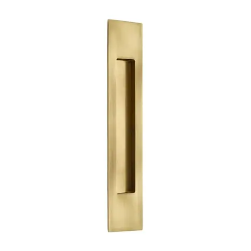 10" Modern Rectangular Flush Pull French Antique Brass Finish 10" Modern Rectangular Flush Pull French Antique Brass Finish
