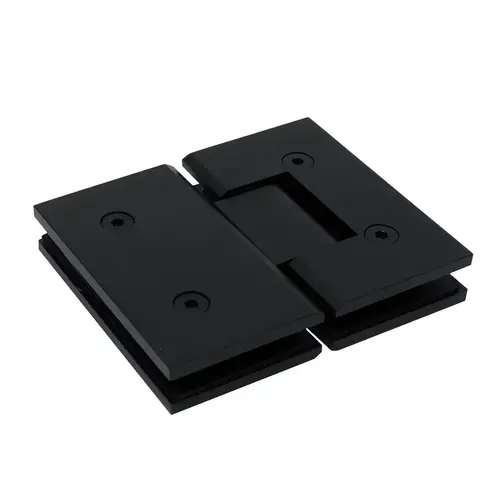 Heavy Duty Glass to Glass 180 Chatham Square Hinge Matte Black Heavy Duty Glass to Glass 180 Chatham Square Hinge Matte Black