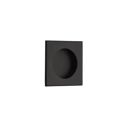 Square Flush Pull Flat Black Finish Square Flush Pull Flat Black Finish