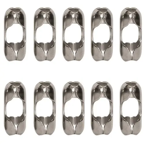 #10 B COUPLING NP BRASS Nickel