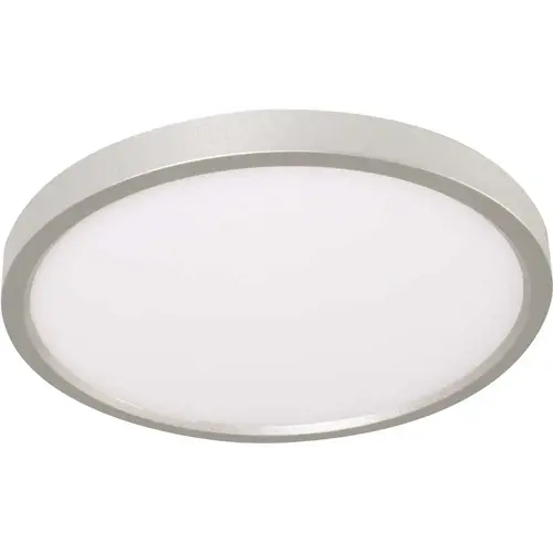 Seasons Edge 8 In. Round LED Flush Mount Satin Nickel 27-50K CCT Seasons Edge 8 In. Round LED Flush Mount Satin Nickel 27-50K CCT