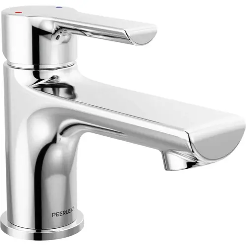 Flute Single Top Handle Lavatory Faucet Chrome