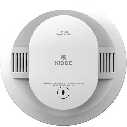10-Year Battery Powered Smoke Detector With Photelectric Sensor