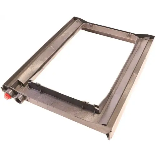 18 Inch Vertical Drain Pan In Gray 18 Inch Vertical Drain Pan In Gray