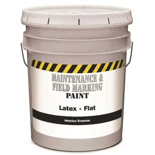 Maintenance Field Marking Paint, Flat White, 5 Gal, Pallet Of 36 Maintenance Field Marking Paint, Flat White, 5 Gal, Pallet Of 36