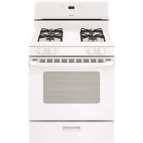 30" Free-Standing Standard Clean Gas Range Rgbs400dmww 30" Free-Standing Standard Clean Gas Range Rgbs400dmww