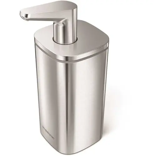 10oz Liquid Soap Pulse Pump Dispenser Brushed Stainless Steel