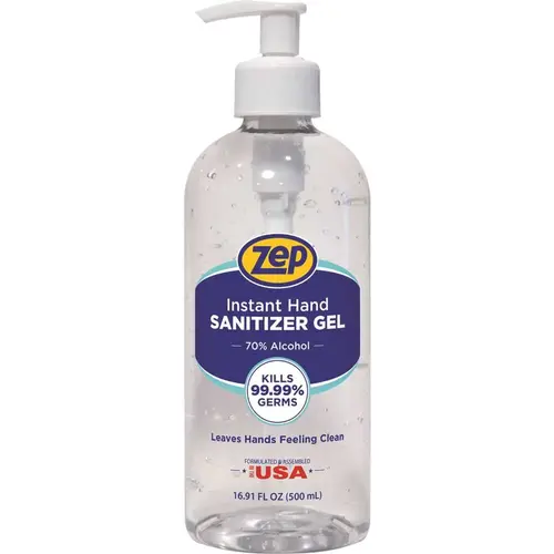 Instant Hand Sanitizer 70% Alcohol Gel, 500 mL, Light/Clean Scent Clear Instant Hand Sanitizer 70% Alcohol Gel, 500 mL, Light/Clean Scent Clear