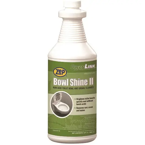 Bowl Shine II Non-Acid Toilet Bowl Cleaner & Deodorizer Blue - pack of 12