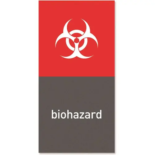 Recycling Magnetic Labels -Biohazard - 4" X 8" Recycling Magnetic Labels -Biohazard - 4" X 8"