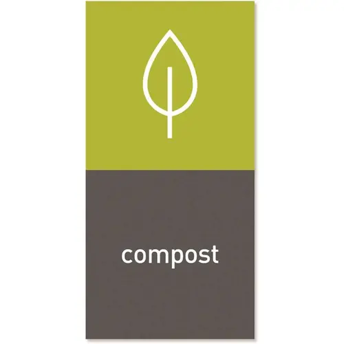 Recycling Magnetic Labels -Compost - 4" X 8" Recycling Magnetic Labels -Compost - 4" X 8"