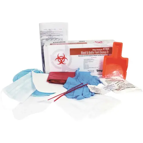Bloodborne Pathogen Clean-Up Kit without Disinfectant Bloodborne Pathogen Clean-Up Kit without Disinfectant