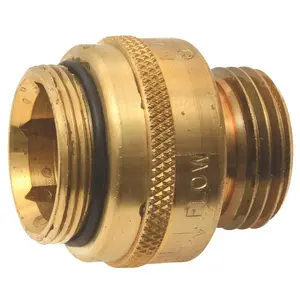 Woodford 34HA-BR 1-1/8 in. - 18 Special Threads x 3/4 in. Hose Threads Brass Single-Check Vacuum Breaker