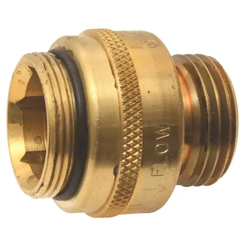 1-1/8 in. - 18 Special Threads x 3/4 in. Hose Threads Brass Single-Check Vacuum Breaker