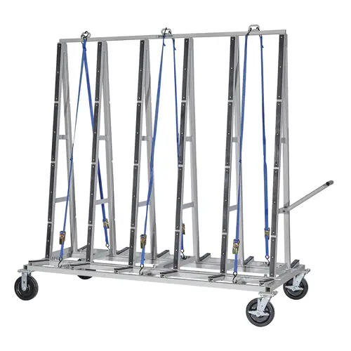 Heavy Duty Shop Cart Heavy Duty Powder Coated 54" Length x 38" Width x 62" Height 215 lbs Weight