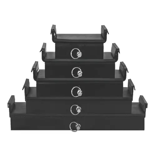 Set of Glass Shoes Heavy Duty Black 6 3/4" Width 8 1/2" Length 7 lbs Weight Set of Glass Shoes Heavy Duty Black 6 3/4" Width 8 1/2" Length 7 lbs Weight