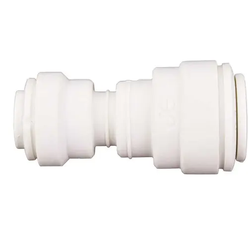 3/8 in. x 1/4 in. Polypropylene Push-to-Connect Reducing Union Fitting White