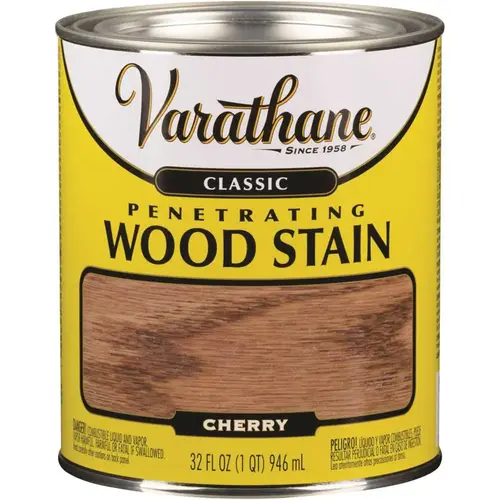 Varathane Penetrating Wood Stain, Cherry, 1 Quart - pack of 2 Varathane Penetrating Wood Stain, Cherry, 1 Quart - pack of 2