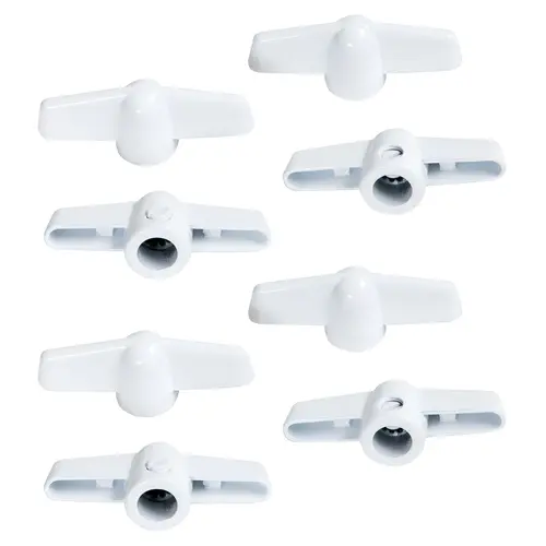 T-Handle Butterfly Window Cranks for 11/32" Spline Shaft (8-Pack)