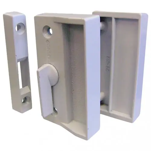 Screen Door Latch Set, White Screen Door Latch Set, White