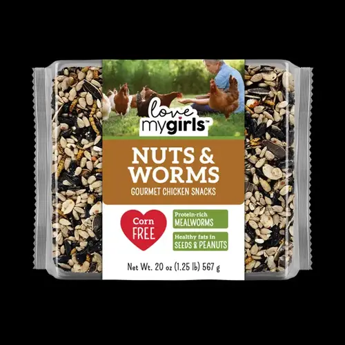 Love My Girls Nuts & Worm Cake - 20oz. Love My Girls Nuts & Worm Cake - 20oz.