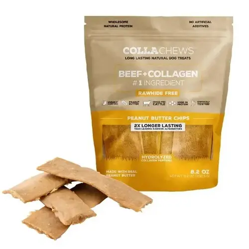 Beef + Collagen Peanut Butter Chips - 8.2 oz Beef + Collagen Peanut Butter Chips - 8.2 oz