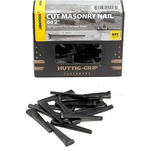 Nail - Cut Masonry 2" - Tempered Steel 1-lbs