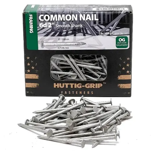 Nail - Common, 11.5-Gauge 2" - Hot Dipped Galvanized 1-lbs Nail - Common, 11.5-Gauge 2" - Hot Dipped Galvanized 1-lbs