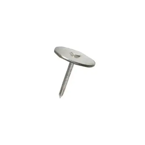 Nail - Metal-Cap, 12-Gauge 1-1/4" Ring-Shank - Electro-Galvanized 50-lbs Nail - Metal-Cap, 12-Gauge 1-1/4" Ring-Shank - Electro-Galvanized 50-lbs