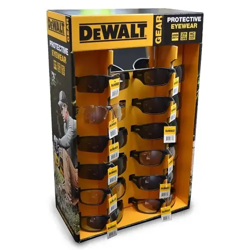 DEWALT EYEWEAR DISPLAY 24PAIR DSK4 ROUTER DISPLAY DEWALT EYEWEAR DISPLAY 24PAIR DSK4 ROUTER DISPLAY