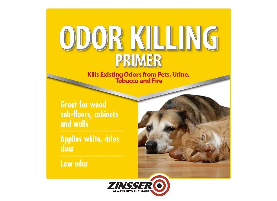 Zinsser 305928 Odor Killing Primer Clear Flat/Matte Water-Based