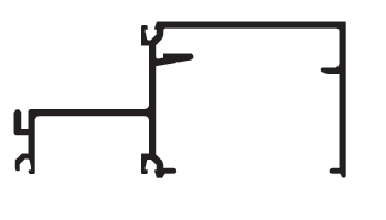 CRL-U.S. Aluminum 0G53311 Horizontal for Outside 1" Glazing - 24'-2", Clear Anodized Class 1 - 300" Stock Length
