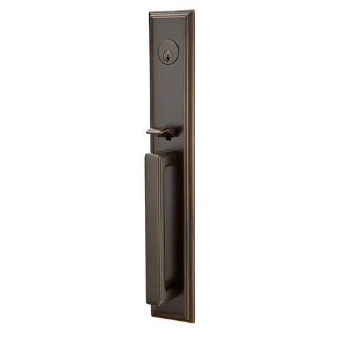 Stuttgart Left Hand And Dummy Melrose Mortise Handleset, Oil Rubbed Bronze Finish Stuttgart Left Hand And Dummy Melrose Mortise Handleset, Oil Rubbed Bronze Finish