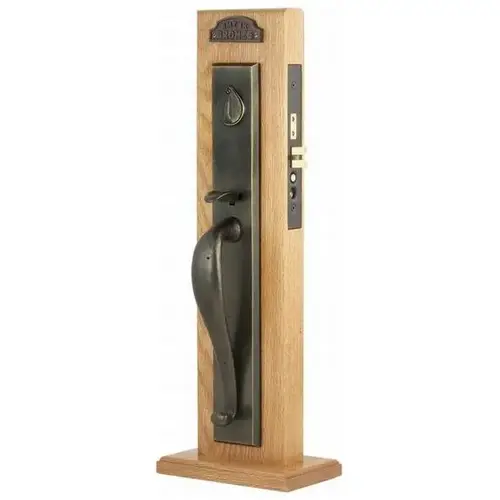 Cody Left Hand 2-3/4" Backset with Single Cylinder Rectangular Full Length Mortise Handleset with F20 Function Body Medium Bronze Finish Cody Left Hand 2-3/4" Backset with Single Cylinder Rectangular Full Length Mortise Handleset with F20 Function Body Medium Bronze Finish