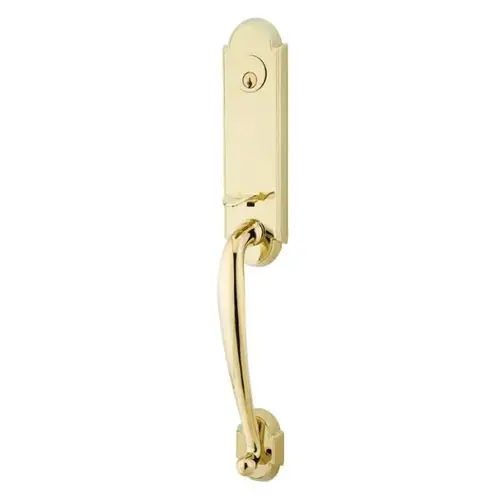 Rope Knob 2-3/8" Or 2-3/4" Backset Double Cylinder Richmond Tubular Handleset, Lifetime Brass Finish Rope Knob 2-3/8" Or 2-3/4" Backset Double Cylinder Richmond Tubular Handleset, Lifetime Brass Finish