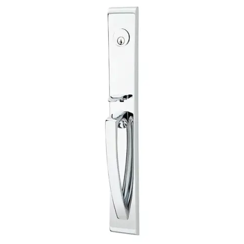 Cortina Right Hand 2-1/2" Backset with Single Cylinder Hera Mortise Handleset with F20 Function Body Bright Chrome Finish Cortina Right Hand 2-1/2" Backset with Single Cylinder Hera Mortise Handleset with F20 Function Body Bright Chrome Finish