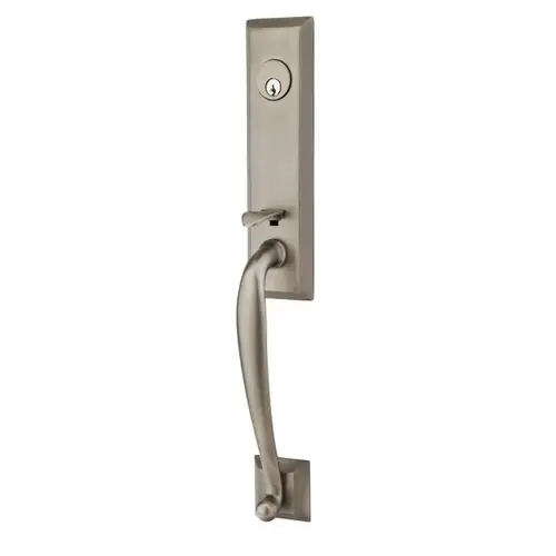 Old Town Clear Right Hand with Single Cylinder Harrison Mortise Handleset 2-3/4" with F13 Function Body Antique Nickel Finish