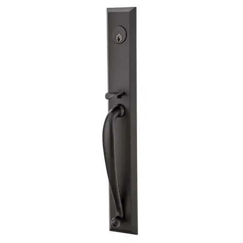 Egg Left Hand with Single Cylinder Middleton Mortise Handleset 2-3/4" Backset with F13 Function Body Flat Black Finish Egg Left Hand with Single Cylinder Middleton Mortise Handleset 2-3/4" Backset with F13 Function Body Flat Black Finish