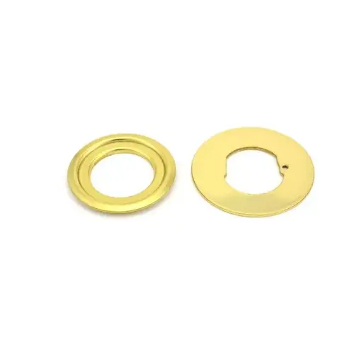 Adapter Ring Kit for Single Cylinder Locks with 2-1/8" Bore Hole Bright Brass Finish Adapter Ring Kit for Single Cylinder Locks with 2-1/8" Bore Hole Bright Brass Finish